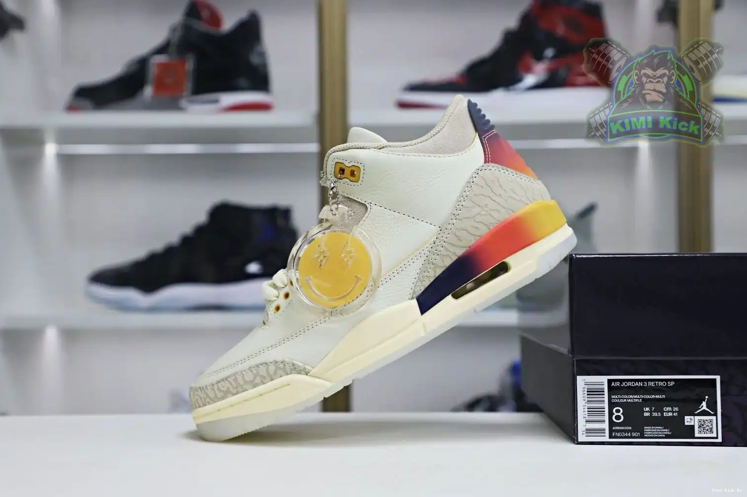 Air x Kimikick Jordan JBalvin Jordan3 0430